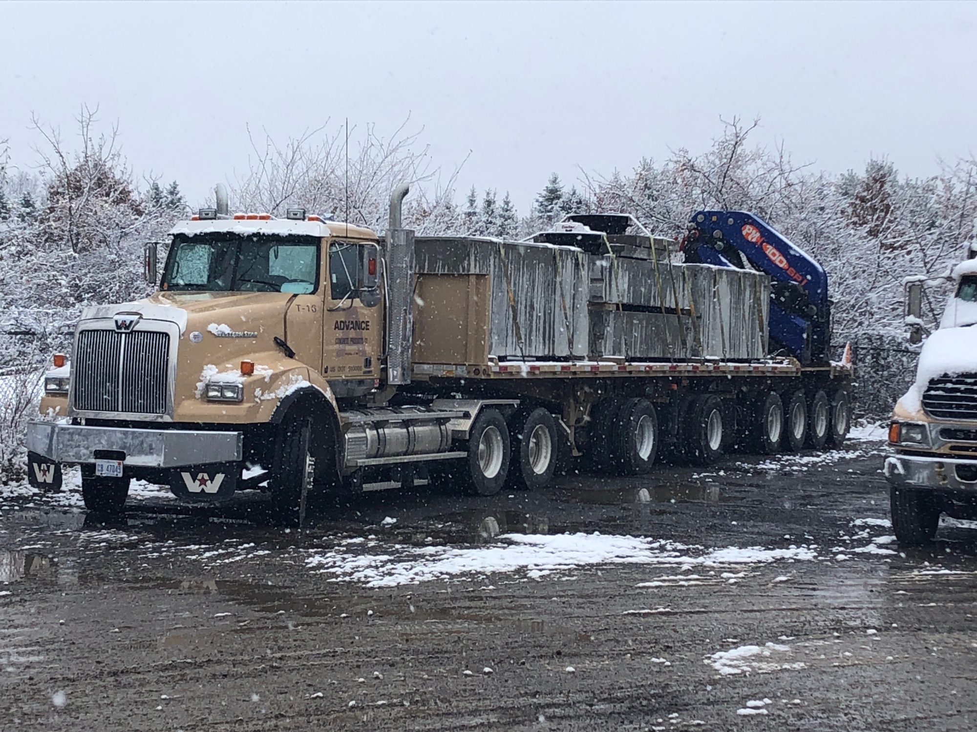 Winter manhole deliveries