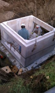 precast control box