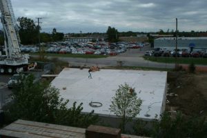 Concrete detention chambers complete