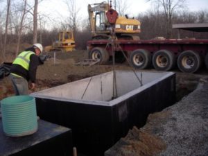 Damp Proofed Precast Vault