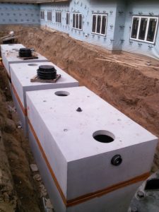 Precast H20 Holding Tanks