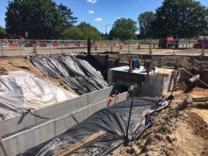 Custom steam precast concrete tunnel