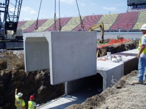 Pedestrian tunnel installation