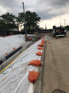 Precast concrete steam tunnel